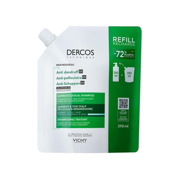 DT SH ADD DS OILY REFILL 390ML